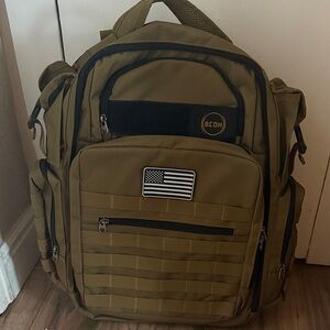 Khaki Tactical Backpack
